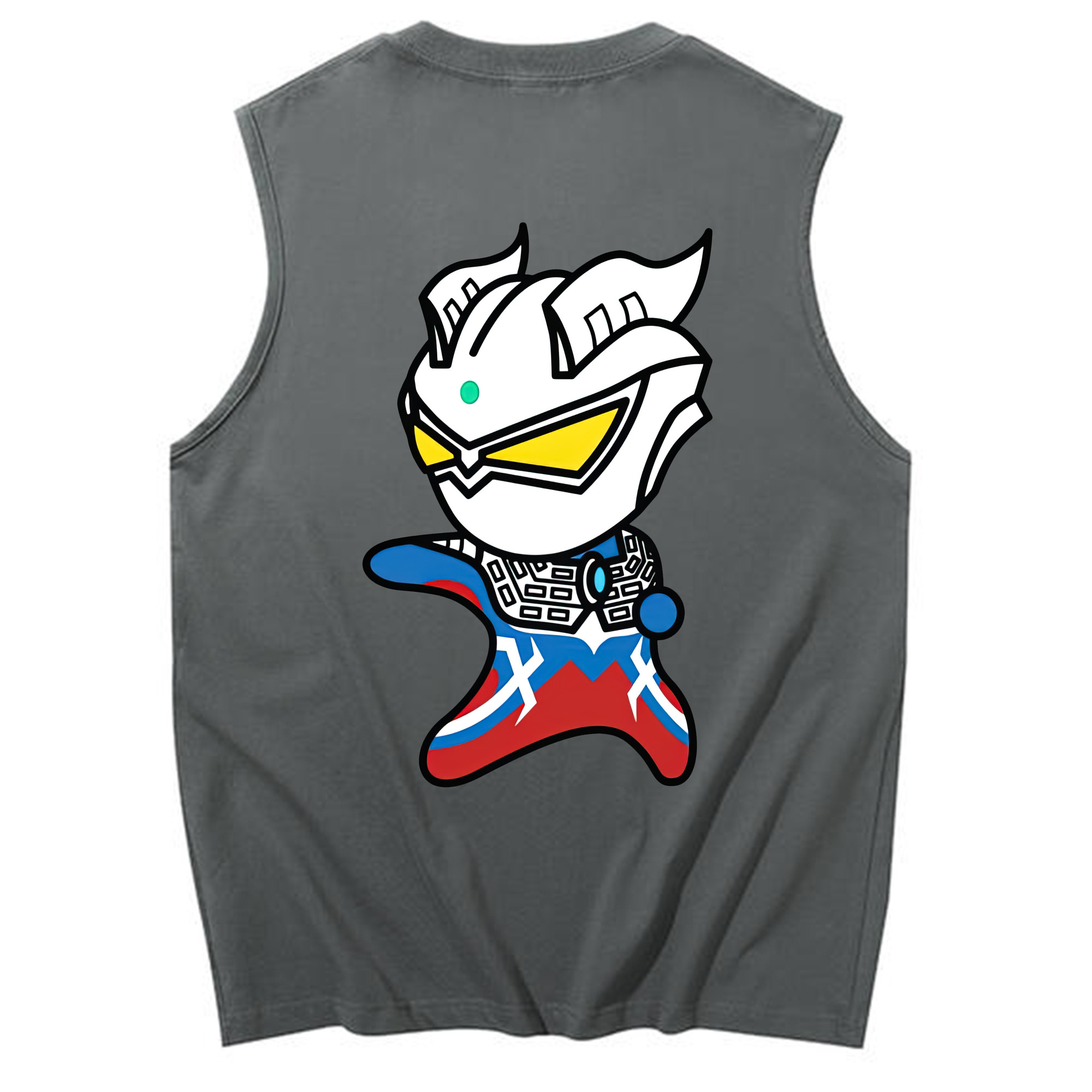 （画像用） ウルトラマン Ultraman コットン100％タンクトップ（背面プリント）